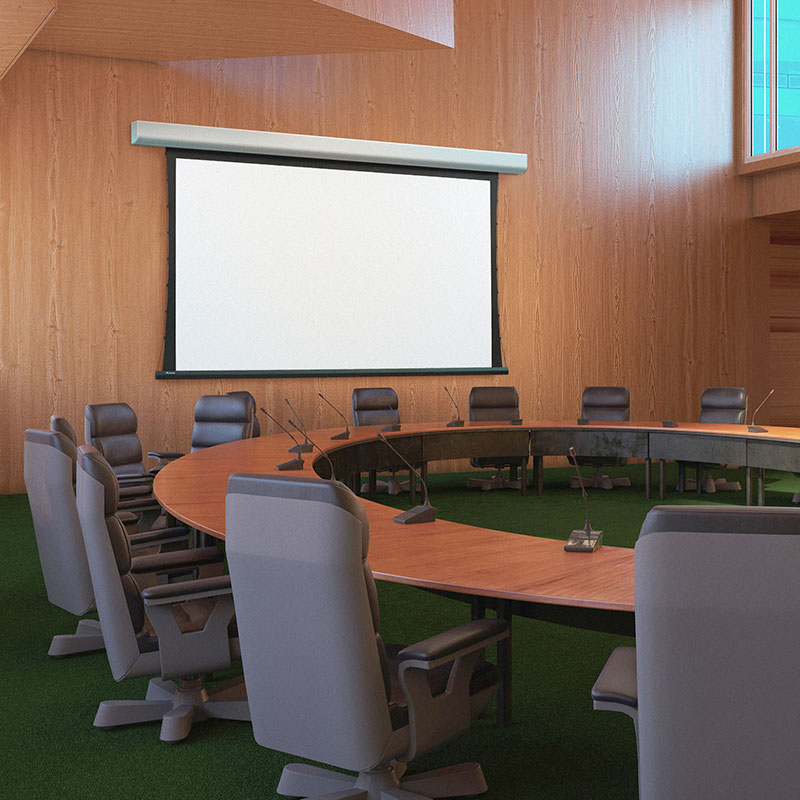 Cinema Series Electric Tab Tensioned Projector Screen 120 Inch