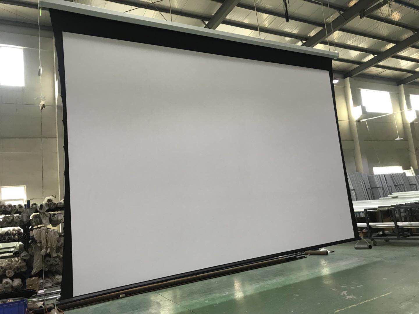 Large 400 Inch Motorized Electric Projector Screen With Remote
