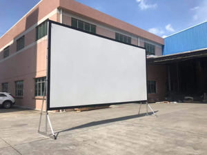 350'' Movie Screen fast fold projection screen front projection rear projection screen with drape kits 