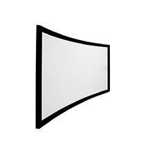 4K Wall Mount Projection Screen Curved Projector Screen For Home Cinema