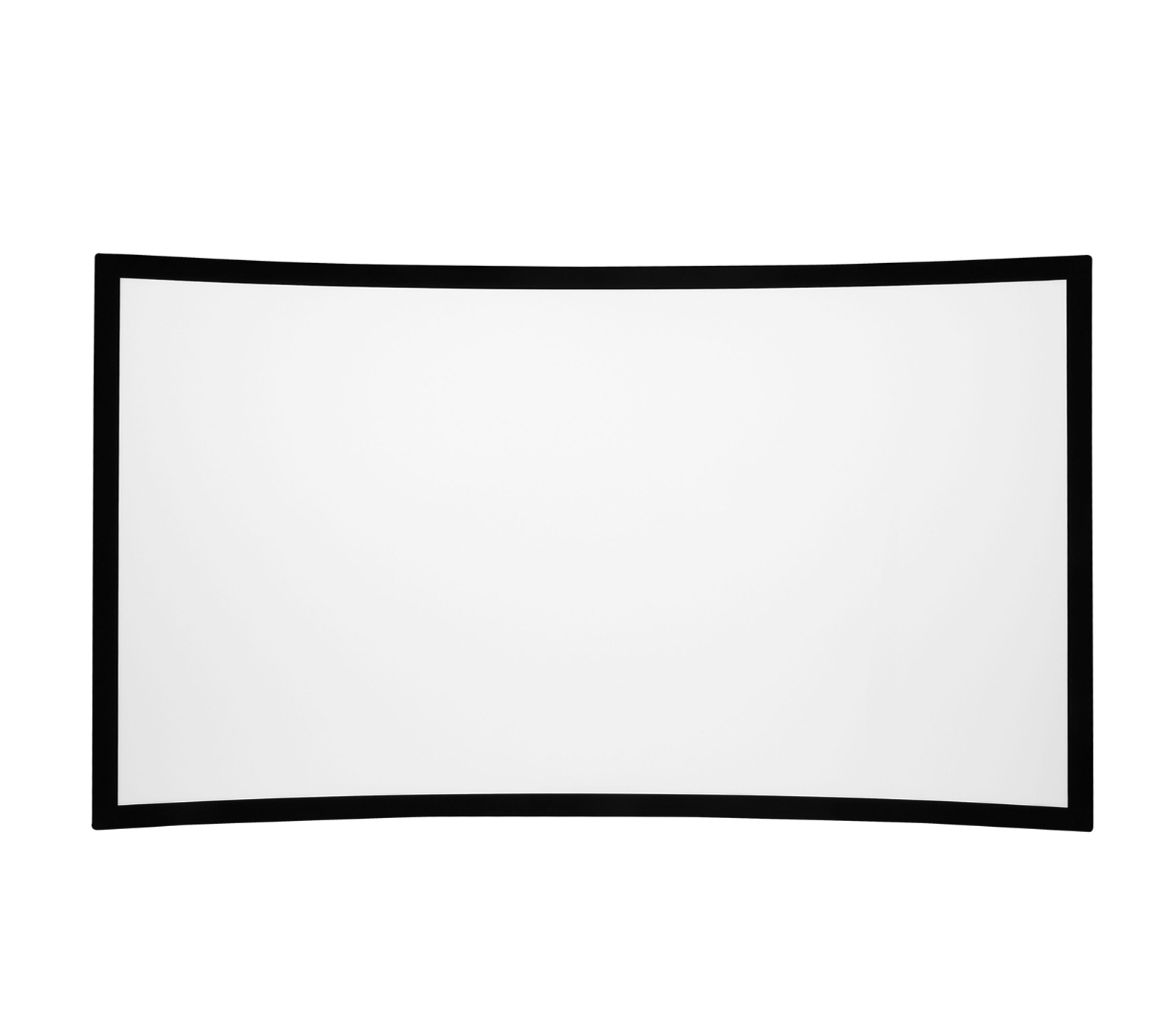16：9 Wall Mount Curved Fixed Frame Projection Screens 