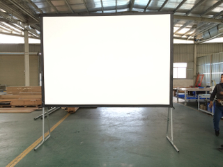 100'' Fast Fold Projector Screen With Front And Rear Projection