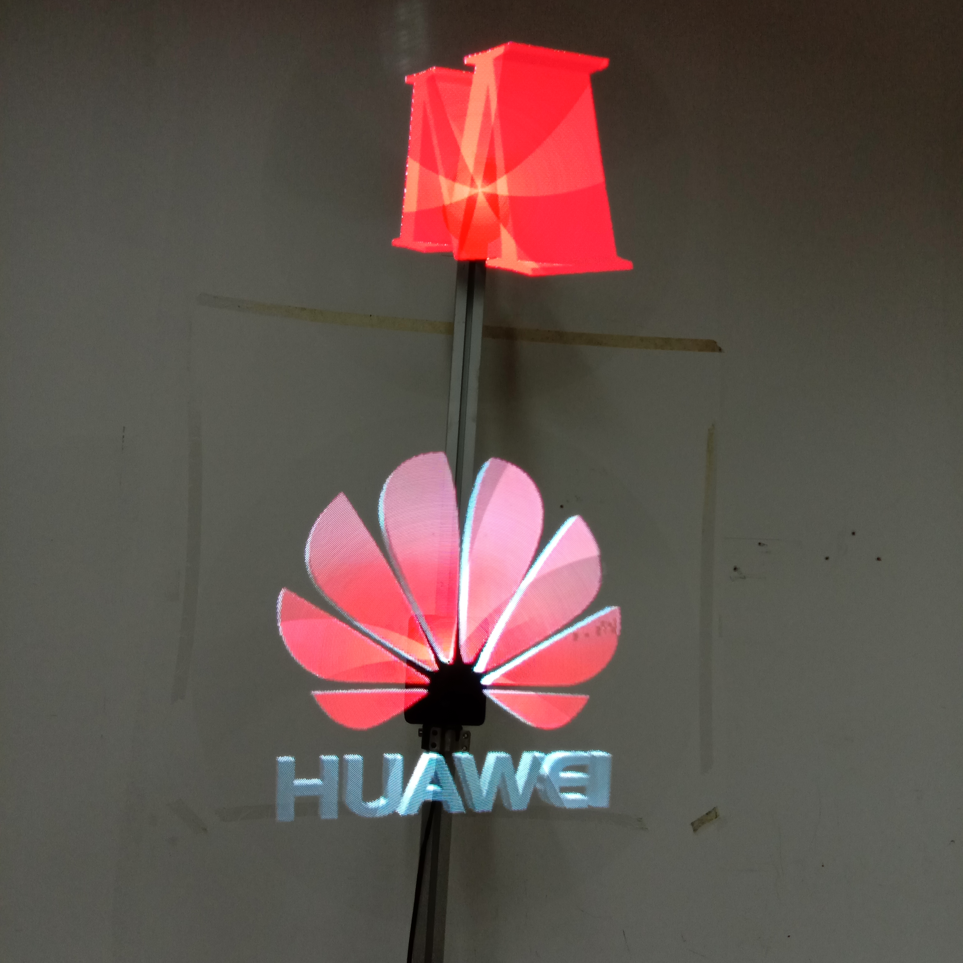 Holographic LED FAN display Air display for shop advertising 